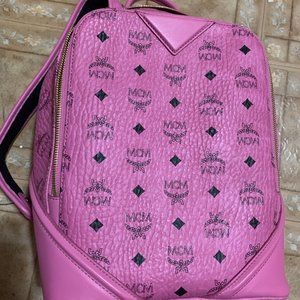 MCM pink backpack